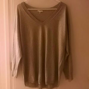 Super soft gray v-neck Joie sweater